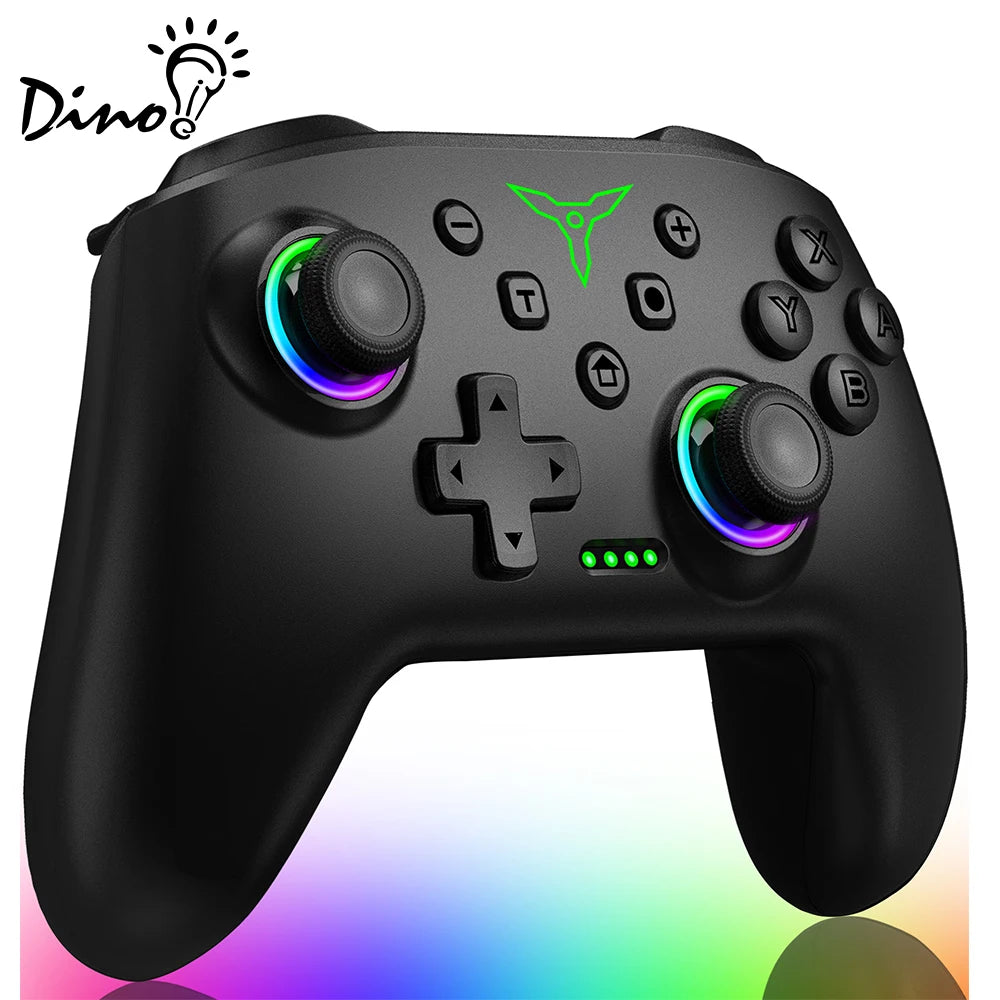 Manette Gaming Sans Fil RGB Bluetooth — Switch, PC & Plus