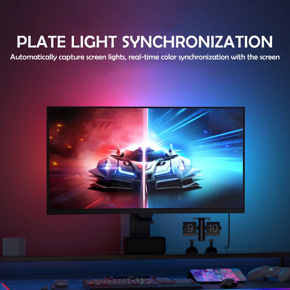 Kit LED RGB Rétroéclairage Écran Gaming