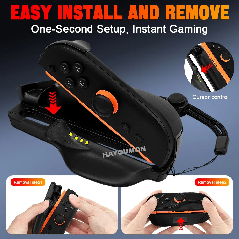 Mini Souris Gaming Ergonomique pour Nintendo Switch 2 — Lot de 2 (Gauche + Droite)