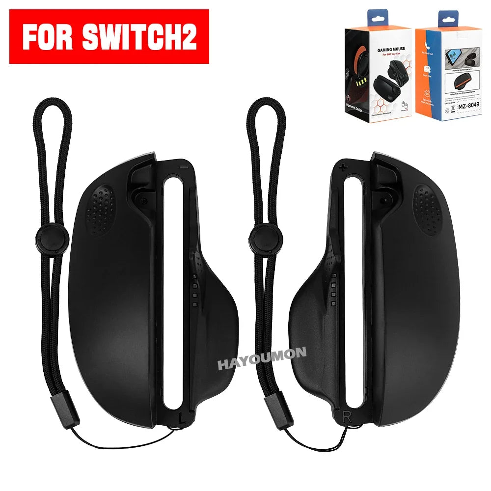 Mini Souris Gaming Ergonomique pour Nintendo Switch 2 — Lot de 2 (Gauche + Droite)