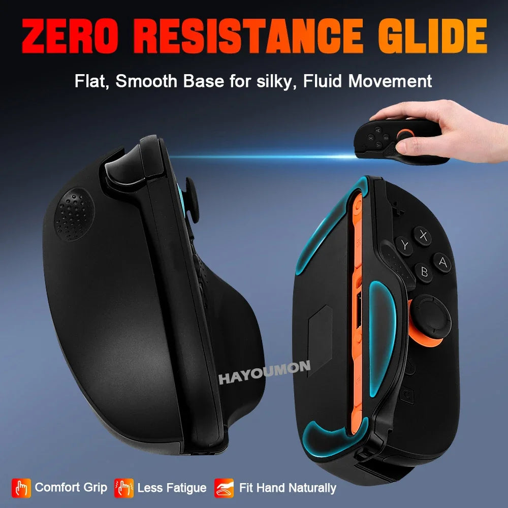 Mini Souris Gaming Ergonomique pour Nintendo Switch 2 — Lot de 2 (Gauche + Droite)